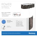 Bestway Power Steel Oval Frame Pool Set 732 x 366 5611T
