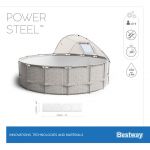 Bestway Power Steel Pool Set 396x107 mit Sonnenschutz 5614V